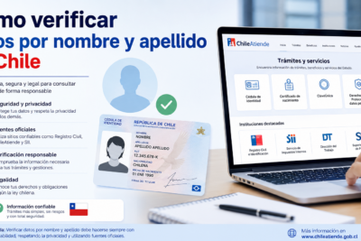 Cómo verificar datos por nombre y apellido en Chile