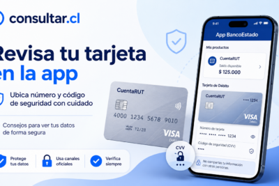 Número de tarjeta CuentaRUT y CVV