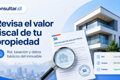 Avalúo fiscal de una propiedad en Chile