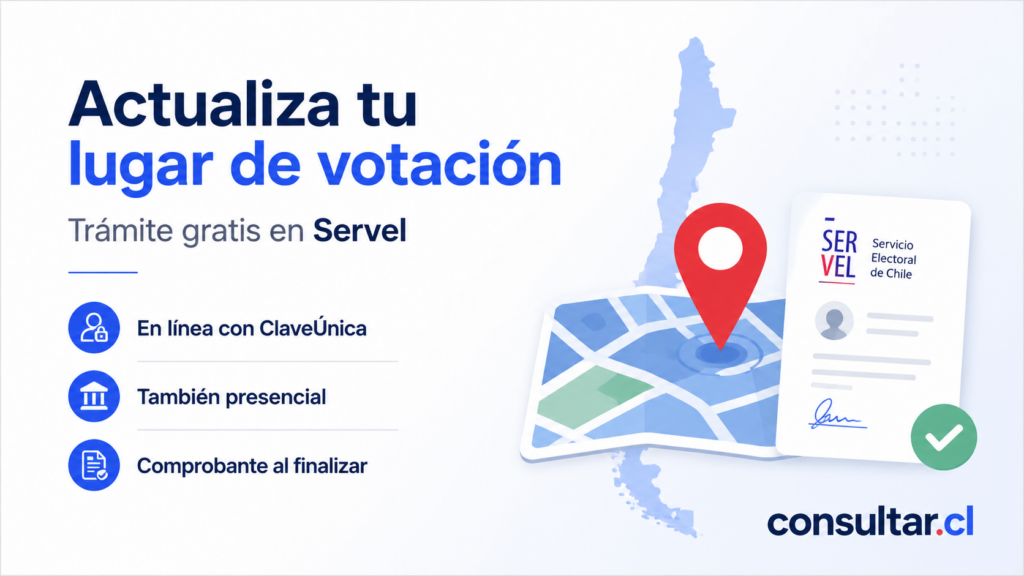 Cambio de domicilio electoral en Chile