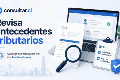 Consultar un RUT en el SII: datos tributarios públicos y límites