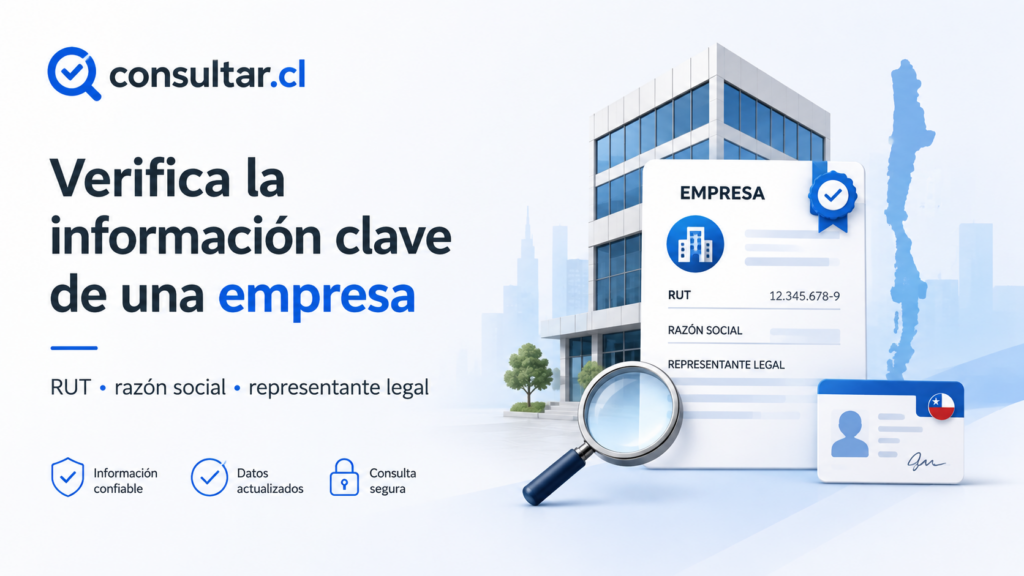 Datos de una empresa en Chile
