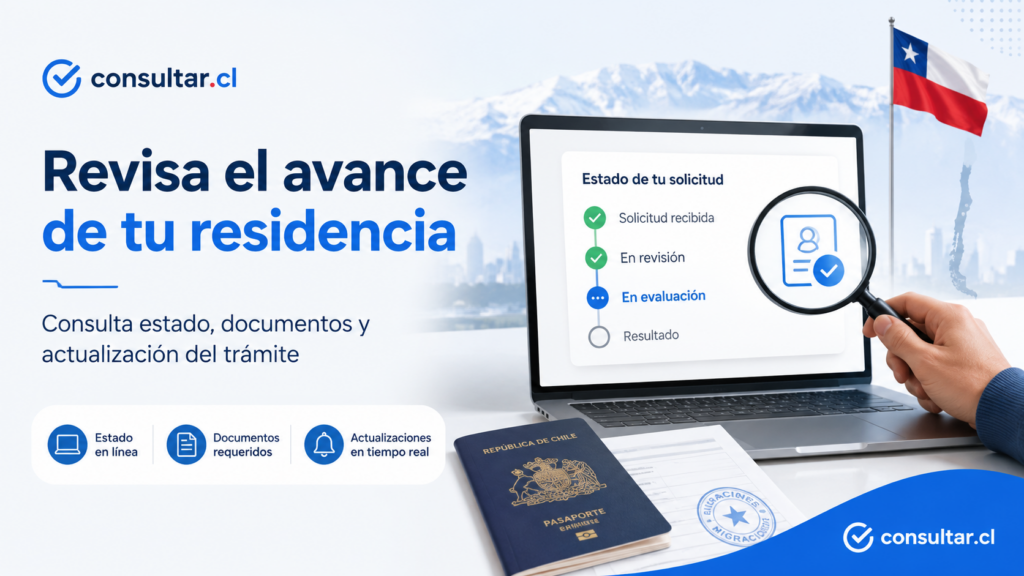 Estado de solicitud de residencia en Chile
