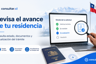 Estado de solicitud de residencia en Chile