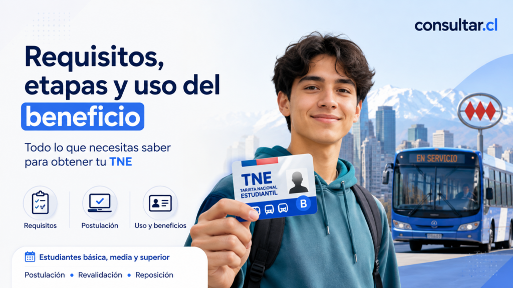 Pase escolar TNE en Chile