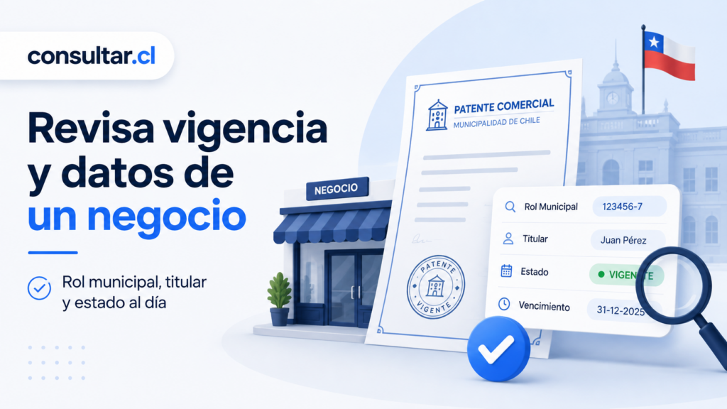 Patente comercial en Chile