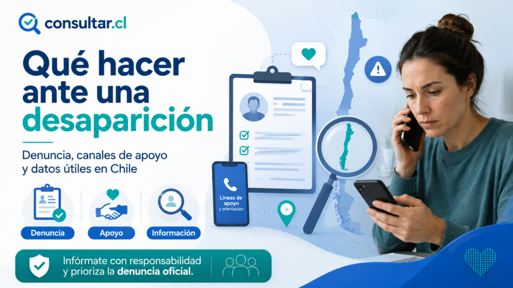 Persona desaparecida en Chile