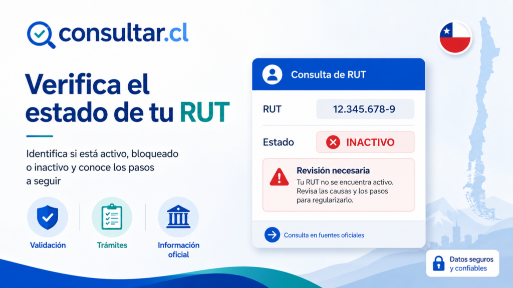 RUT bloqueado o inactivo en Chile