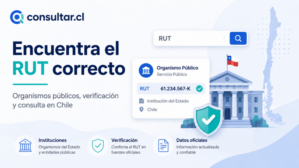 RUT de una institución pública