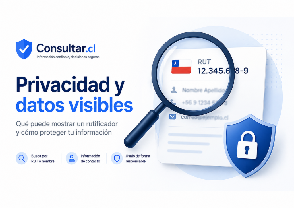 Rutificador en Chile privacidad