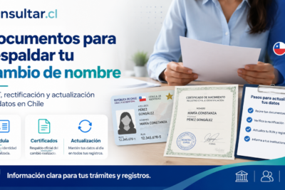 acreditar un cambio de nombre asociado al RUT