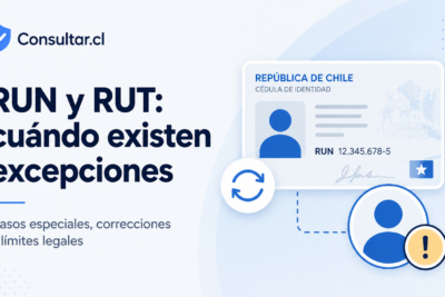 Puede cambiar el RUT de una persona en Chile