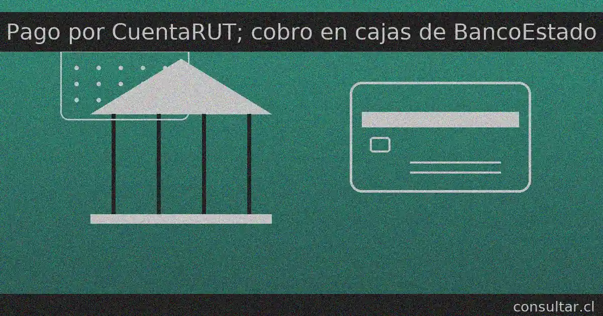 Pago del Bono de Recuperación: depósito por única vez en CuentaRUT del/la jefe(a) de hogar; si no tiene cuenta, cobro en cajas de BancoEstado.