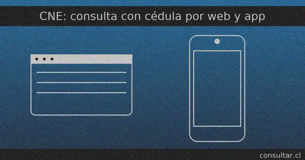 CNE: consulta con tu cédula por web y por la app oficial para revisar tu lugar de votación y datos del registro electoral.
