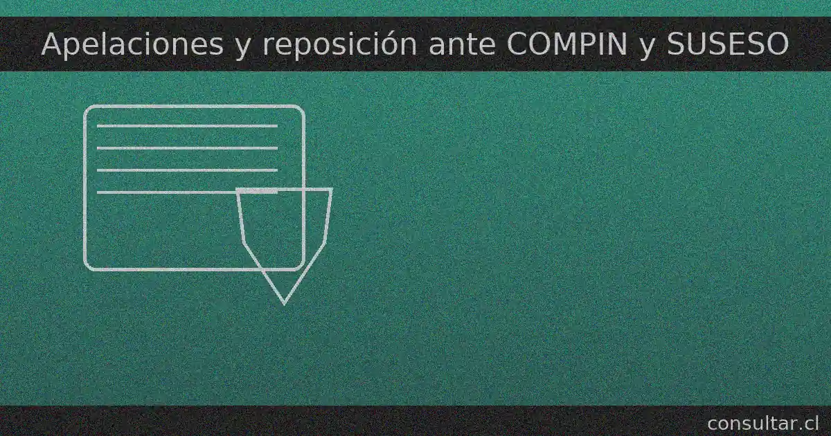 Apelación y reposición de licencia médica: pasos ante COMPIN y reclamo en SUSESO