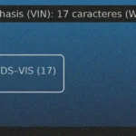 Número de chasis (VIN) de 17 caracteres, estructurado como WMI–VDS–VIS según la norma ISO 3779 y las exigencias de 49 CFR Part 565 (EE. UU.).