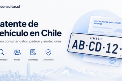 Patente de vehículo en Chile