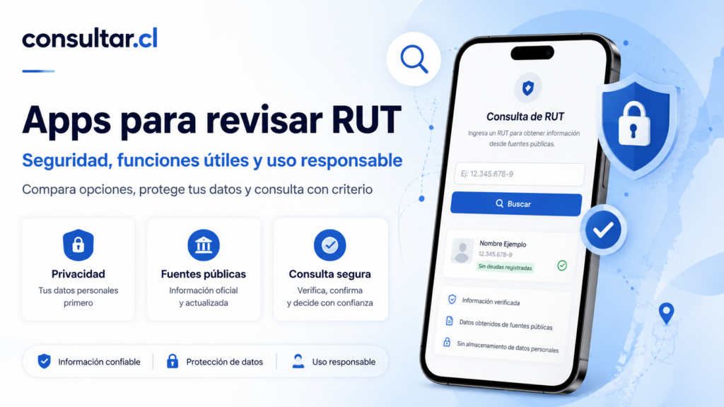 Aplicaciones para consultar RUT en Chile
