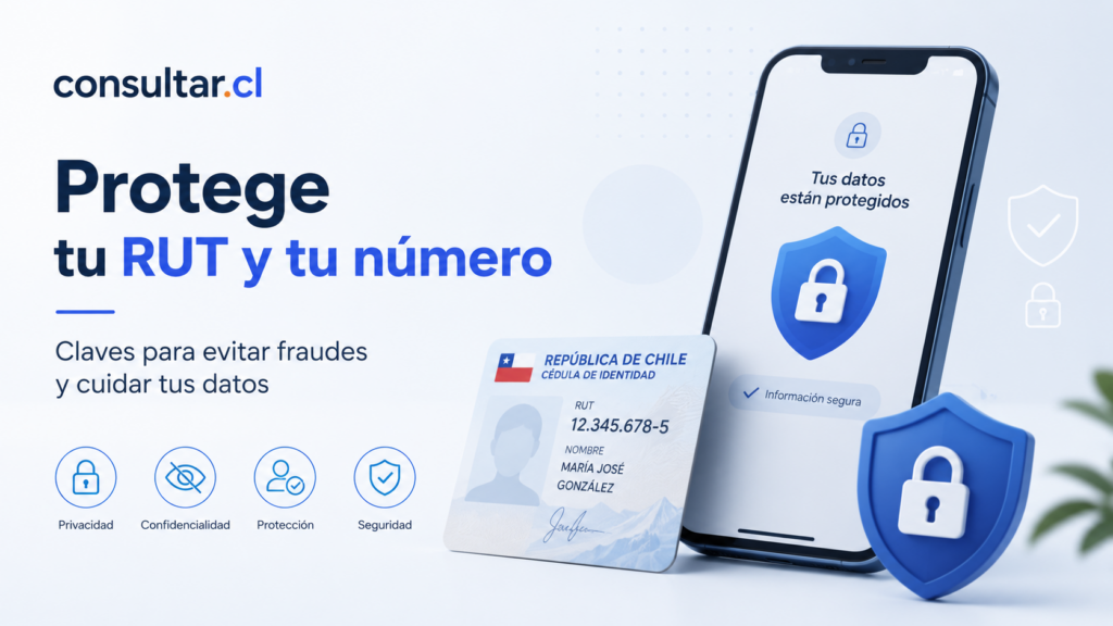 Teléfono y RUT en Chile: riesgos, privacidad
